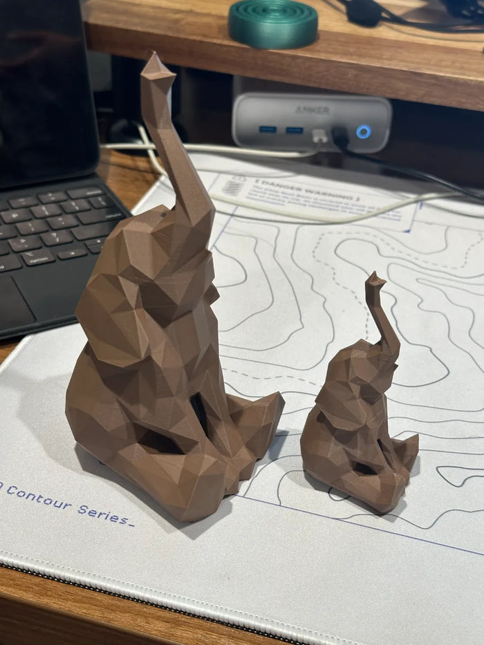 Siddende elefant