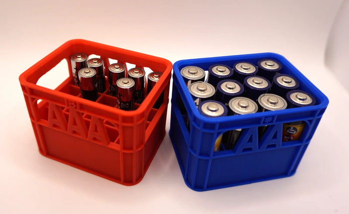 Batterikasse – ølkasse-design