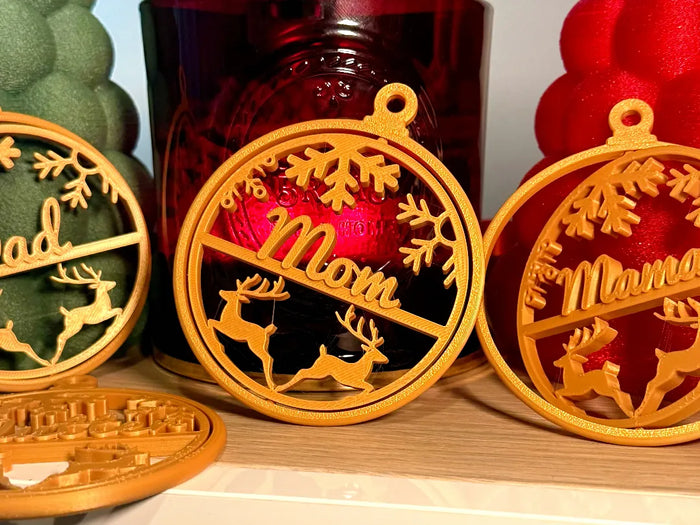 Juleornament med navn