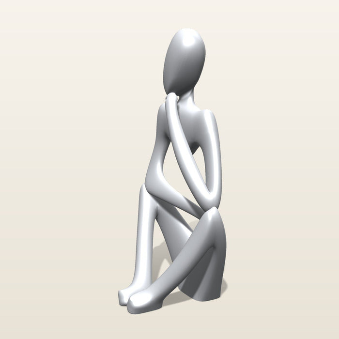 Tænkeren – abstrakt skulptur