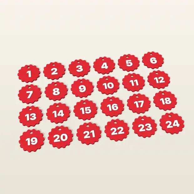 Pakkekalender-tal 1-24