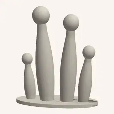 Familien – abstrakt skulptur